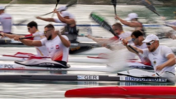 Інформаційна панель олімпійського рейтингу для веслування
